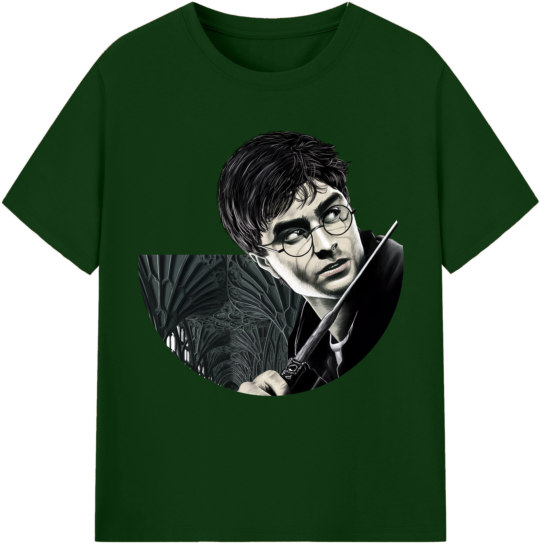（画像用） Harry Potter ハリー・ポッターシリーズ 綿100％半袖Tシャツ（フロントプリント）